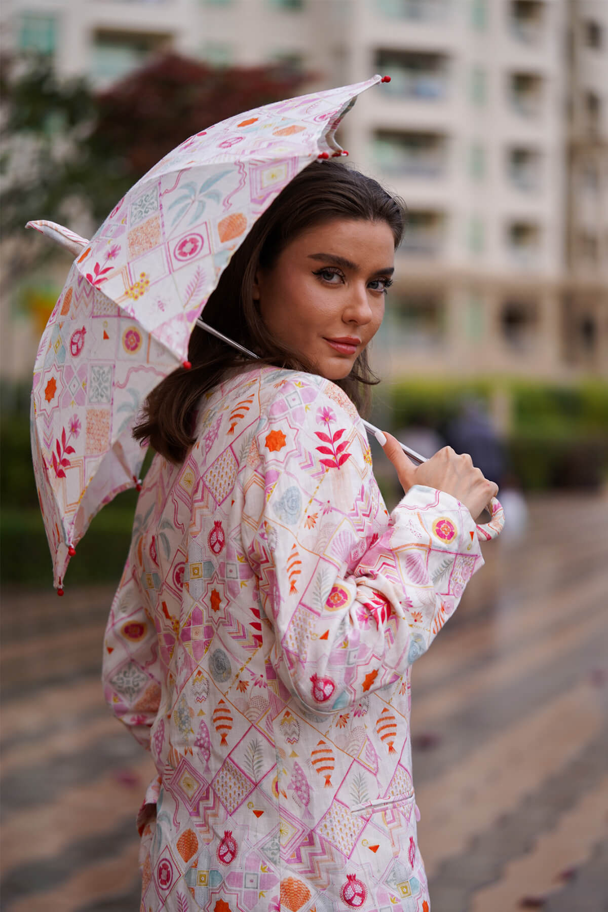 Linen Blazer Set