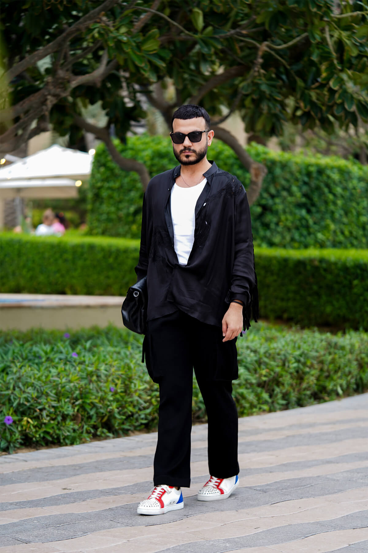 Black Embroidered Shirt