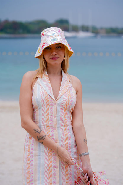 Linen Halter neck Dress