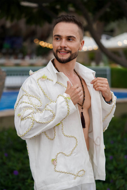 Linen Jacket Set