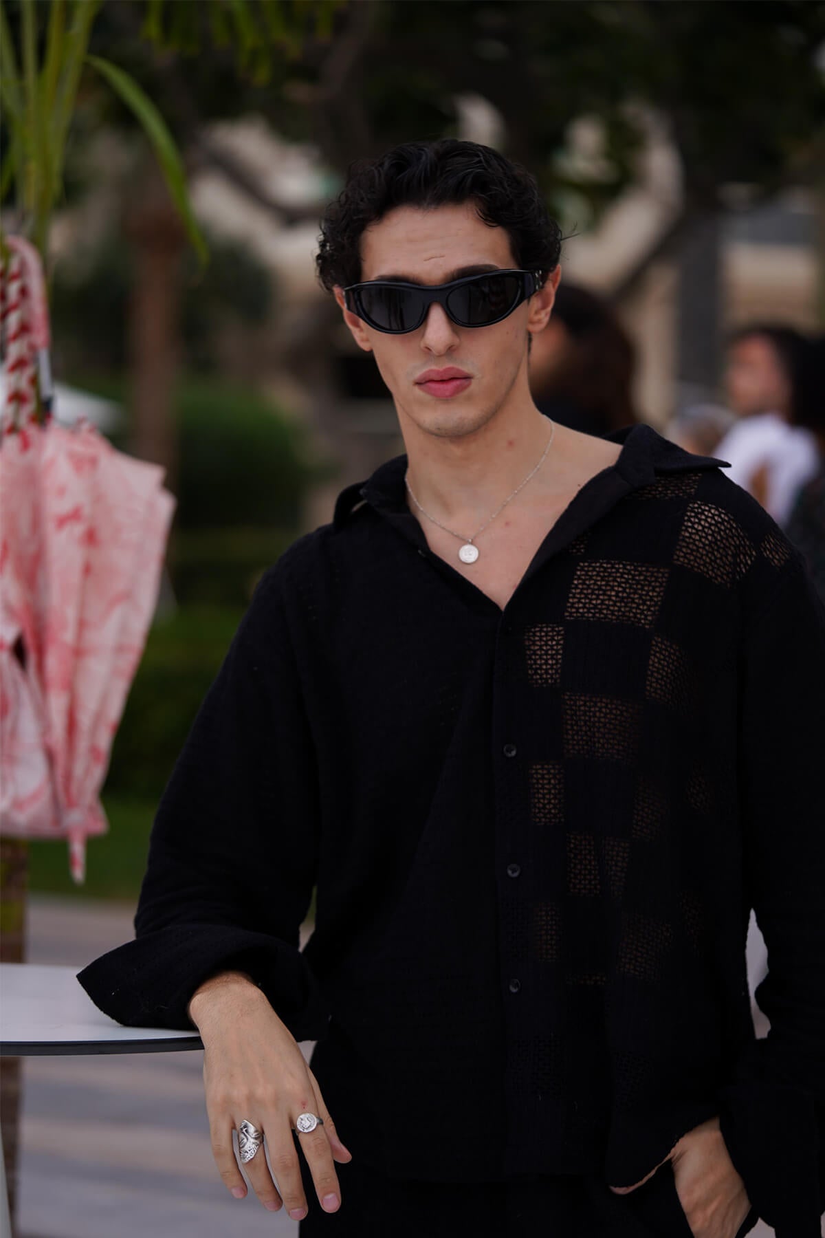 Black Mashed Shorts