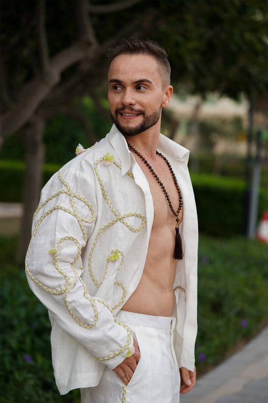 Linen Jacket Set