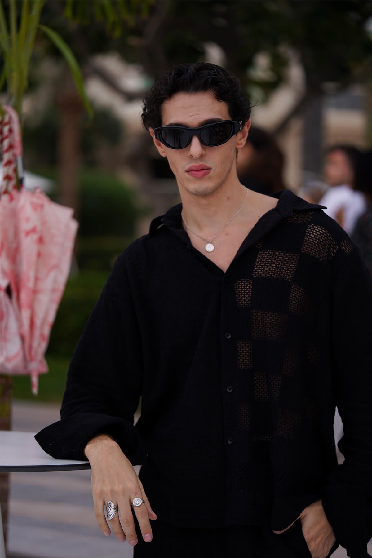 Black Mashed Shirt