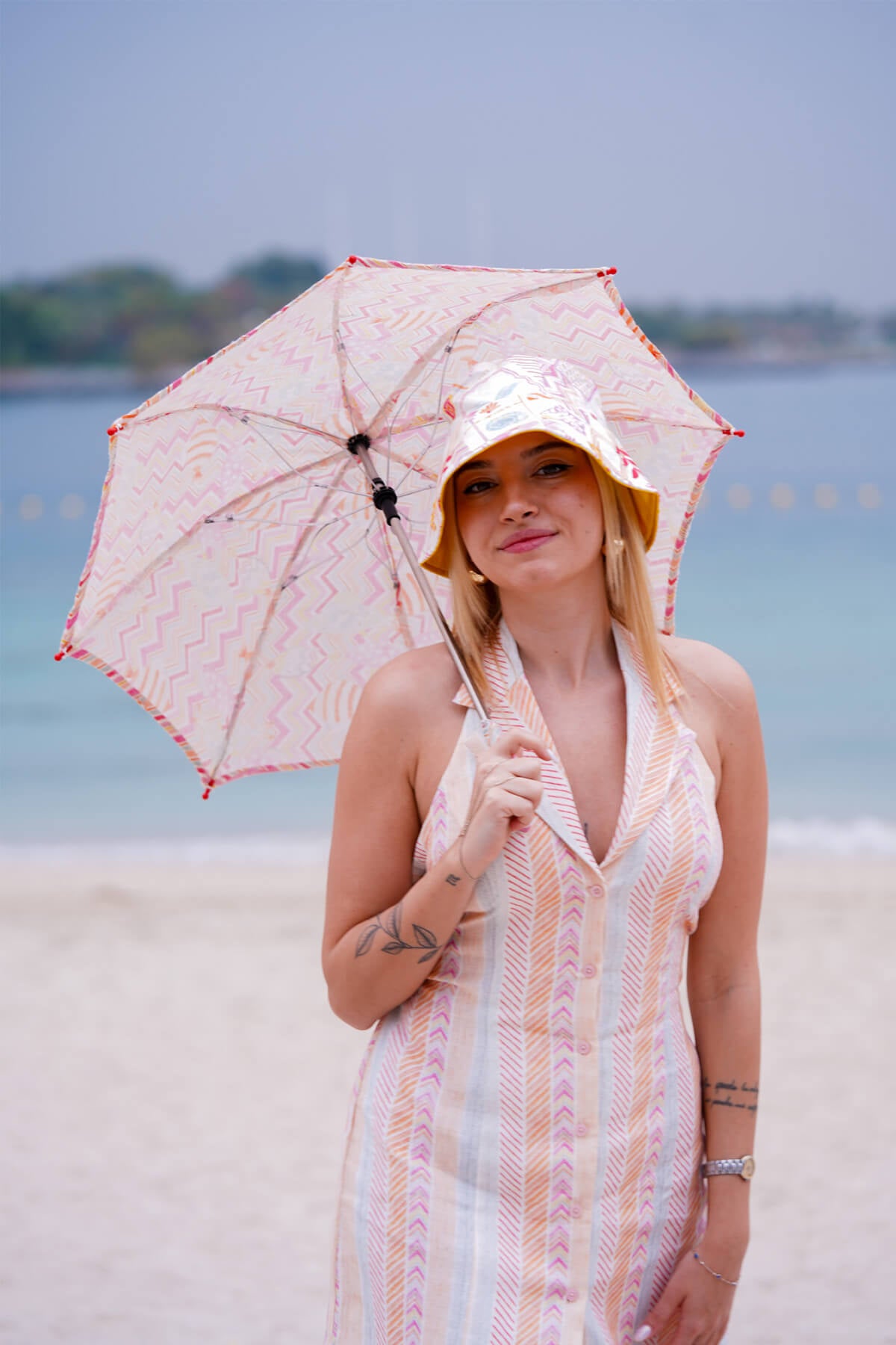 Linen Halter neck Dress