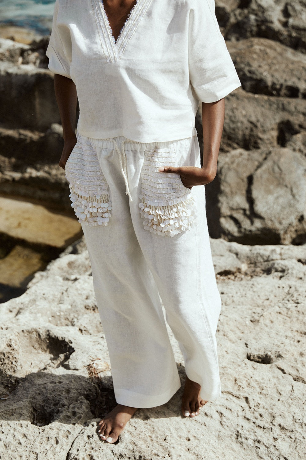 Embellished Pants