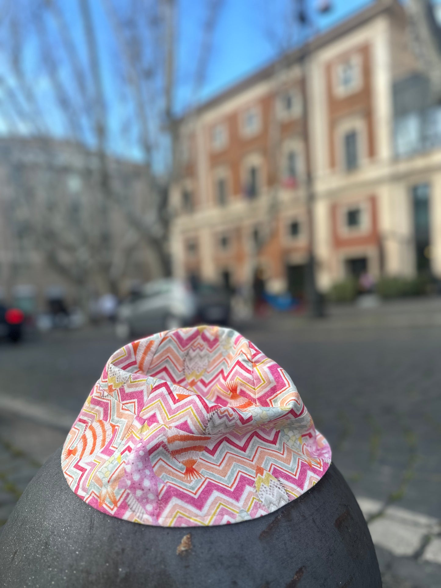 Printed Hat.