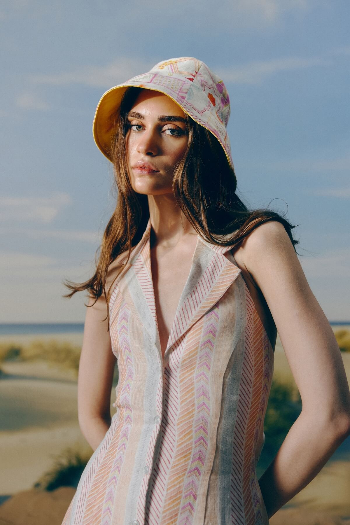 Linen Halter neck Dress