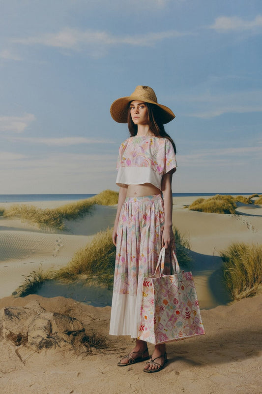 Printed Skirt Set
