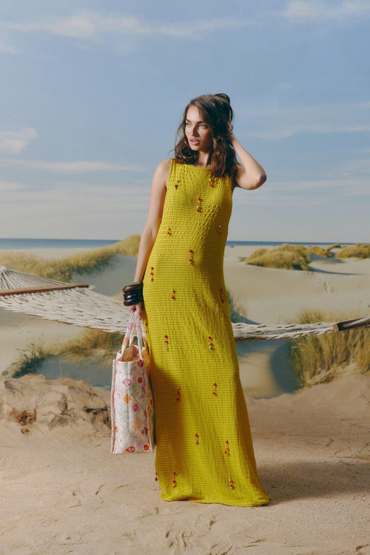 Citrus Yellow Maxi Dress