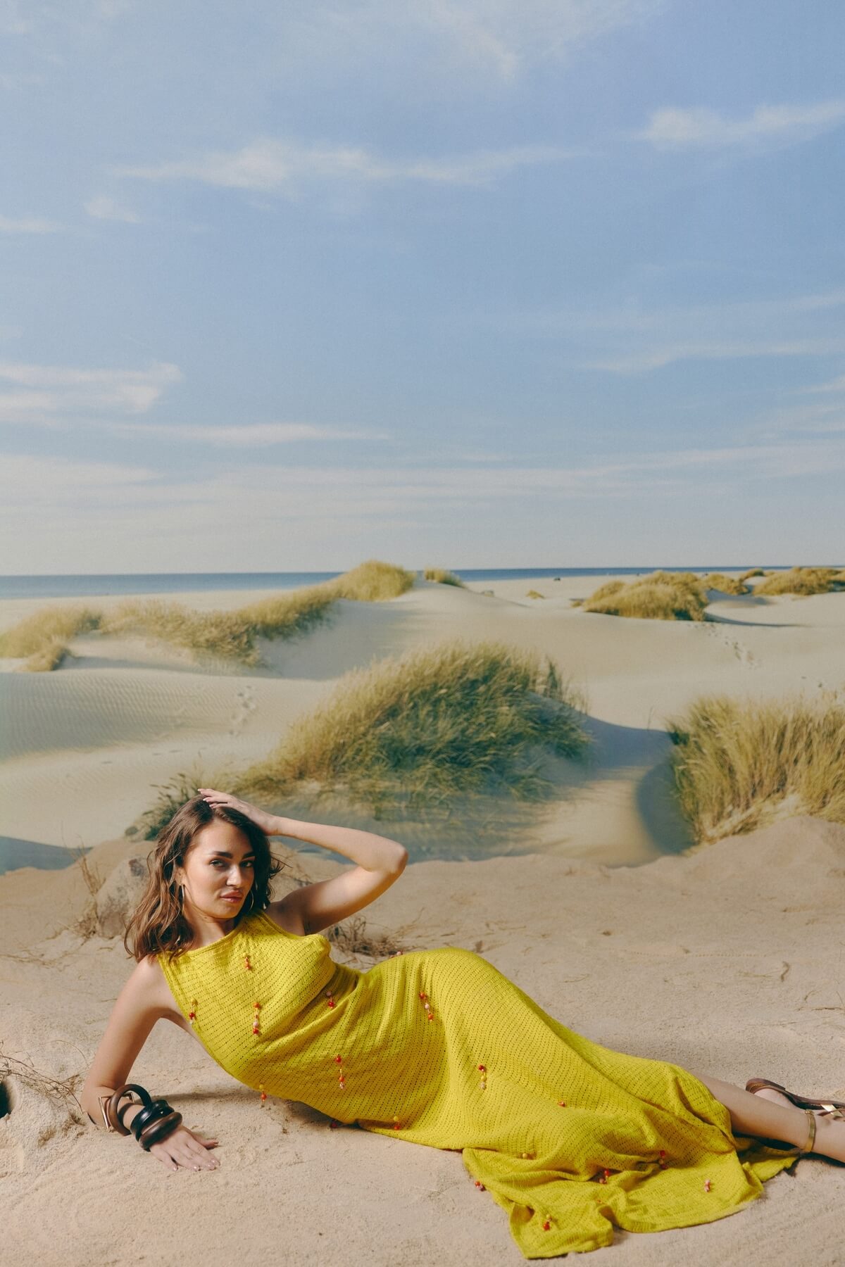 Citrus Yellow Maxi Dress