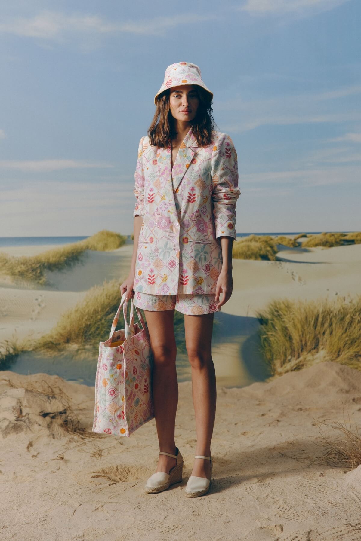 Linen Blazer Set