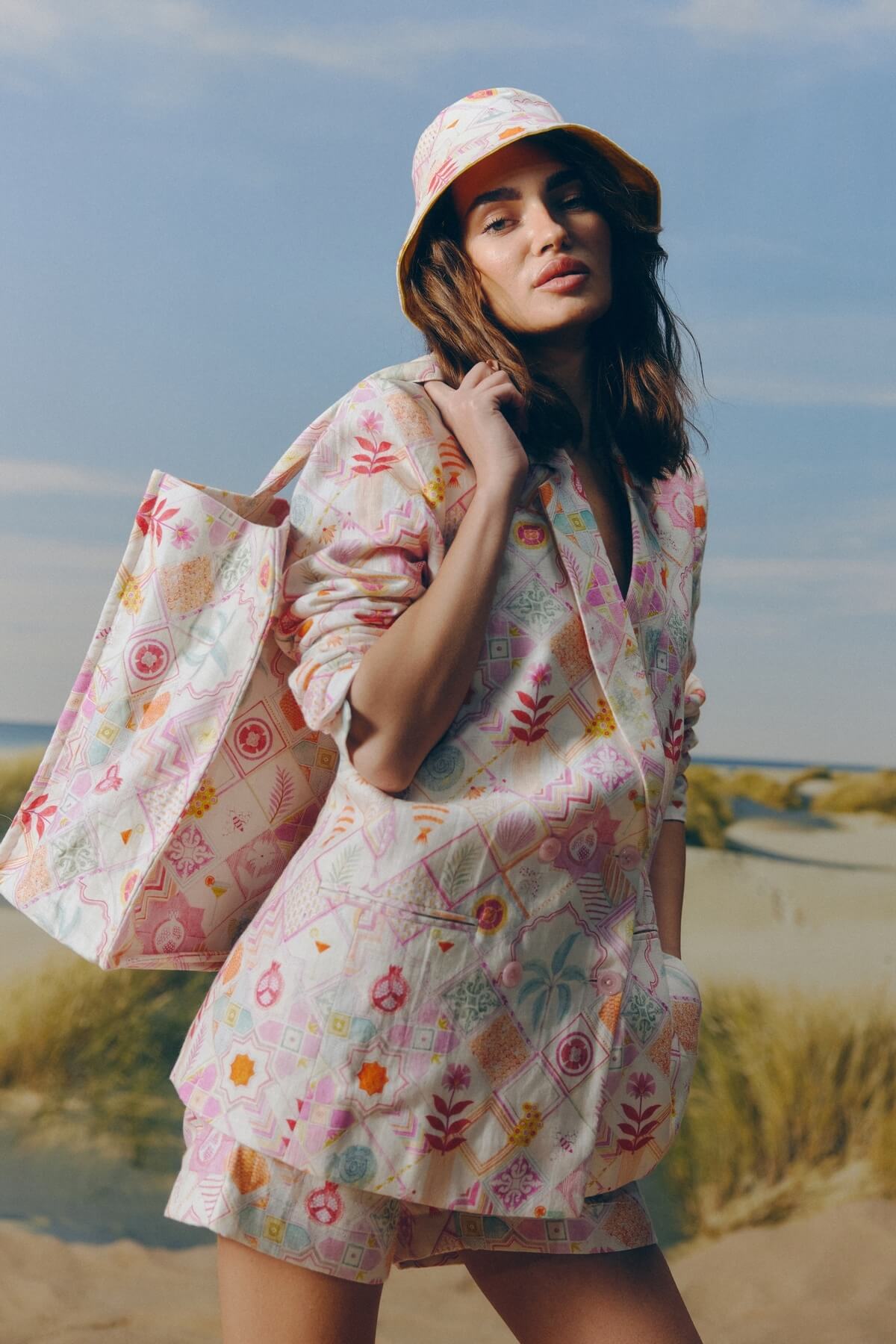 Linen Blazer Set