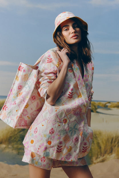 Linen Blazer Set