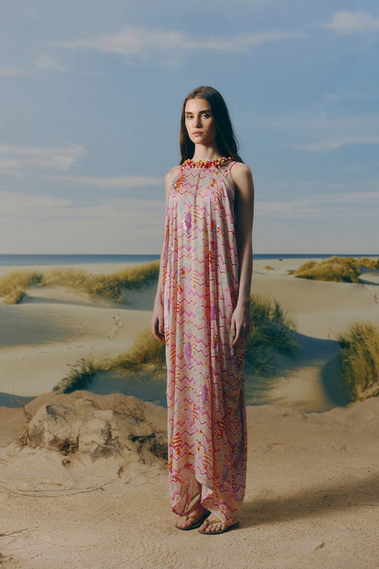 Aqua Maxi Dress