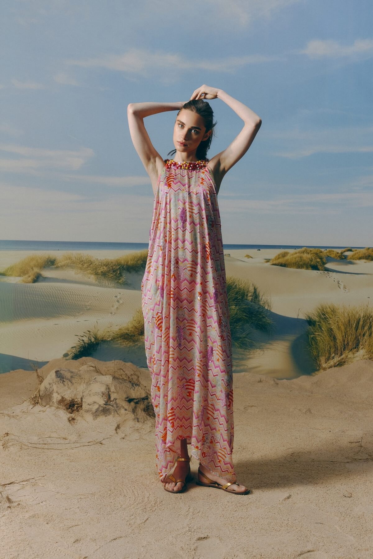 Aqua Maxi Dress