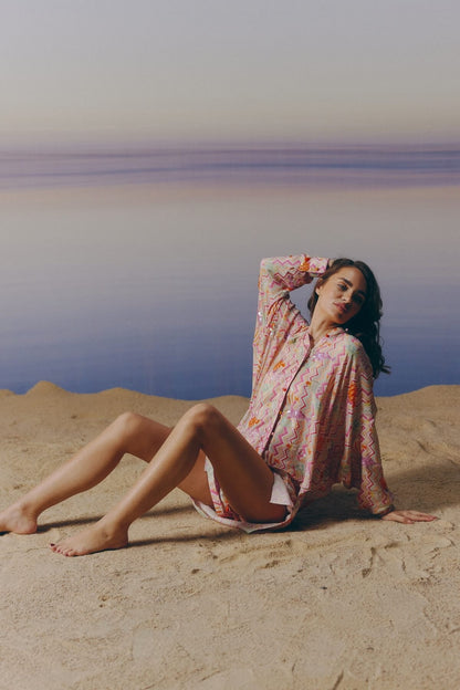 Embellished Shirt and Shorts