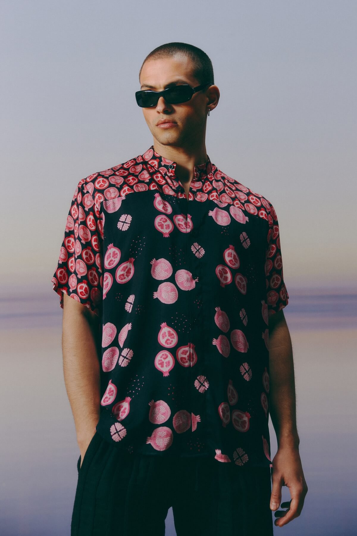Pomegranate Printed Shirt