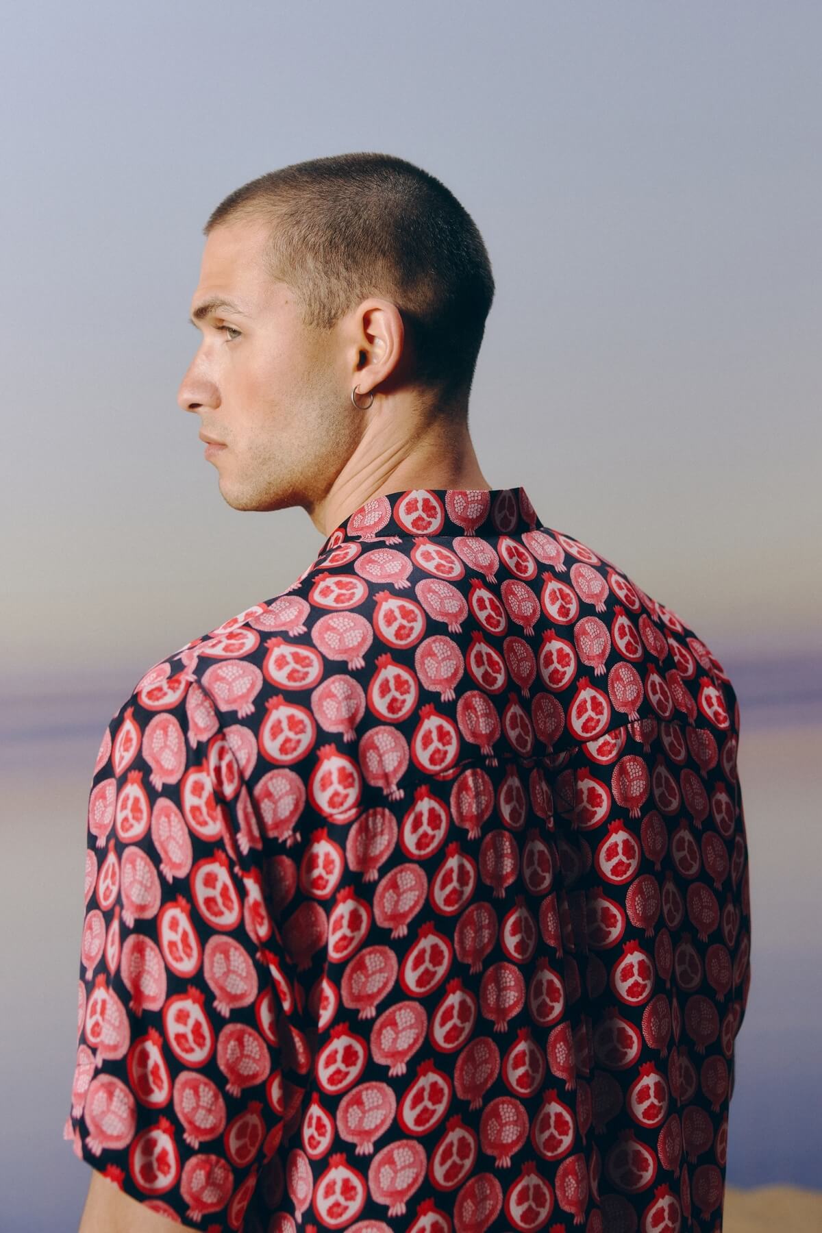Pomegranate Printed Shirt
