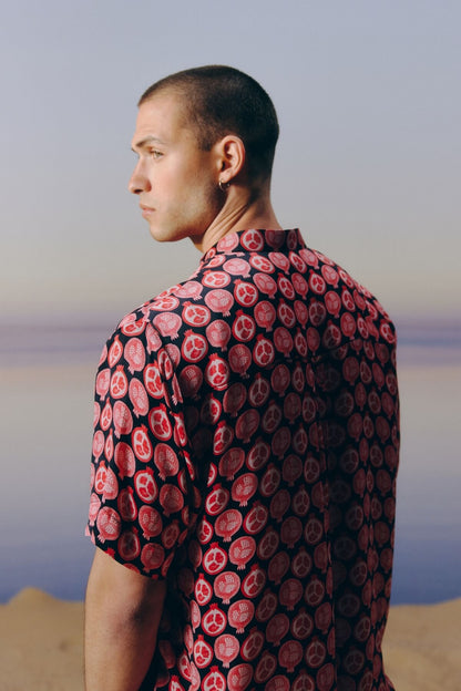 Pomegranate Printed Shirt