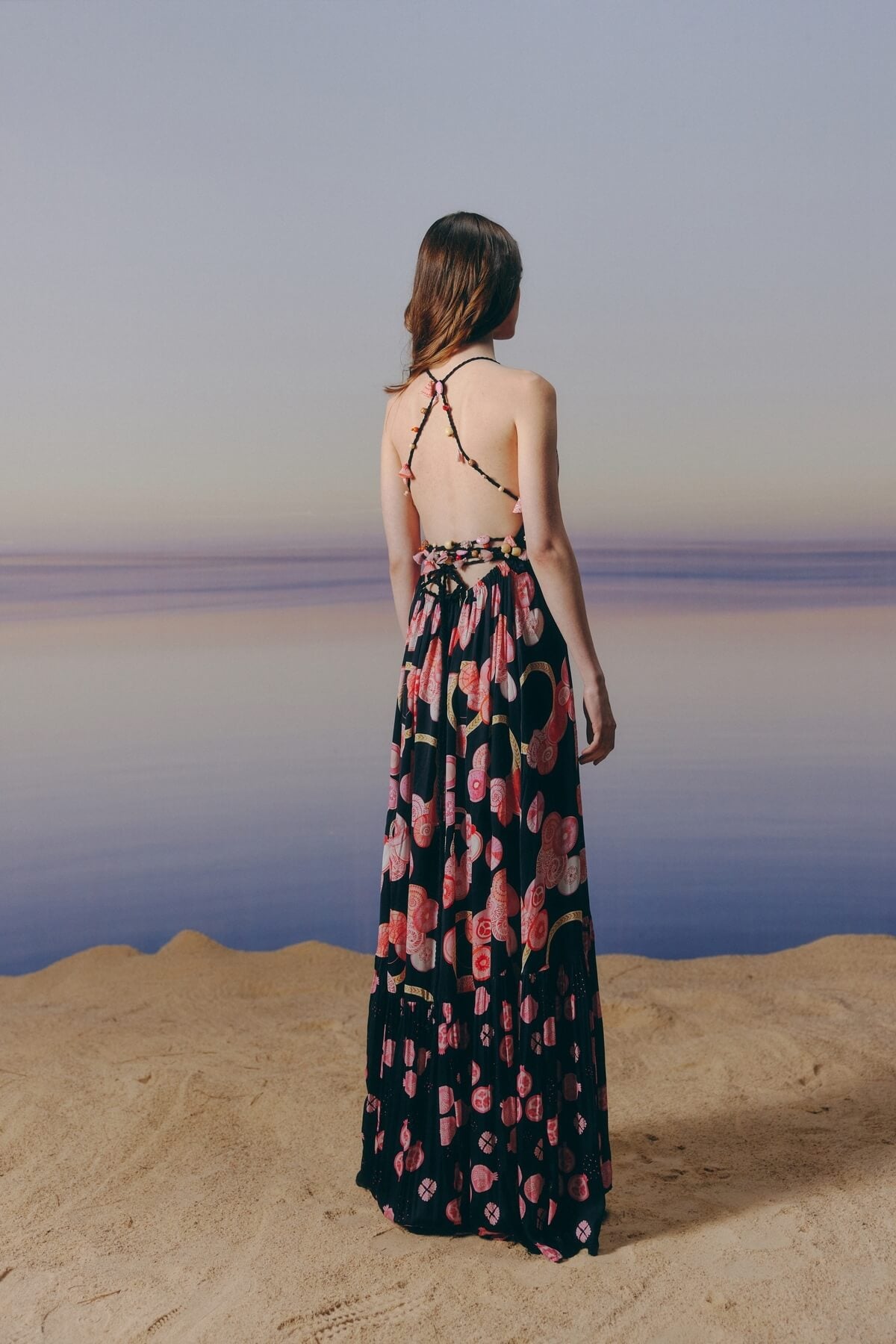 Pomegranate  Maxi Dress