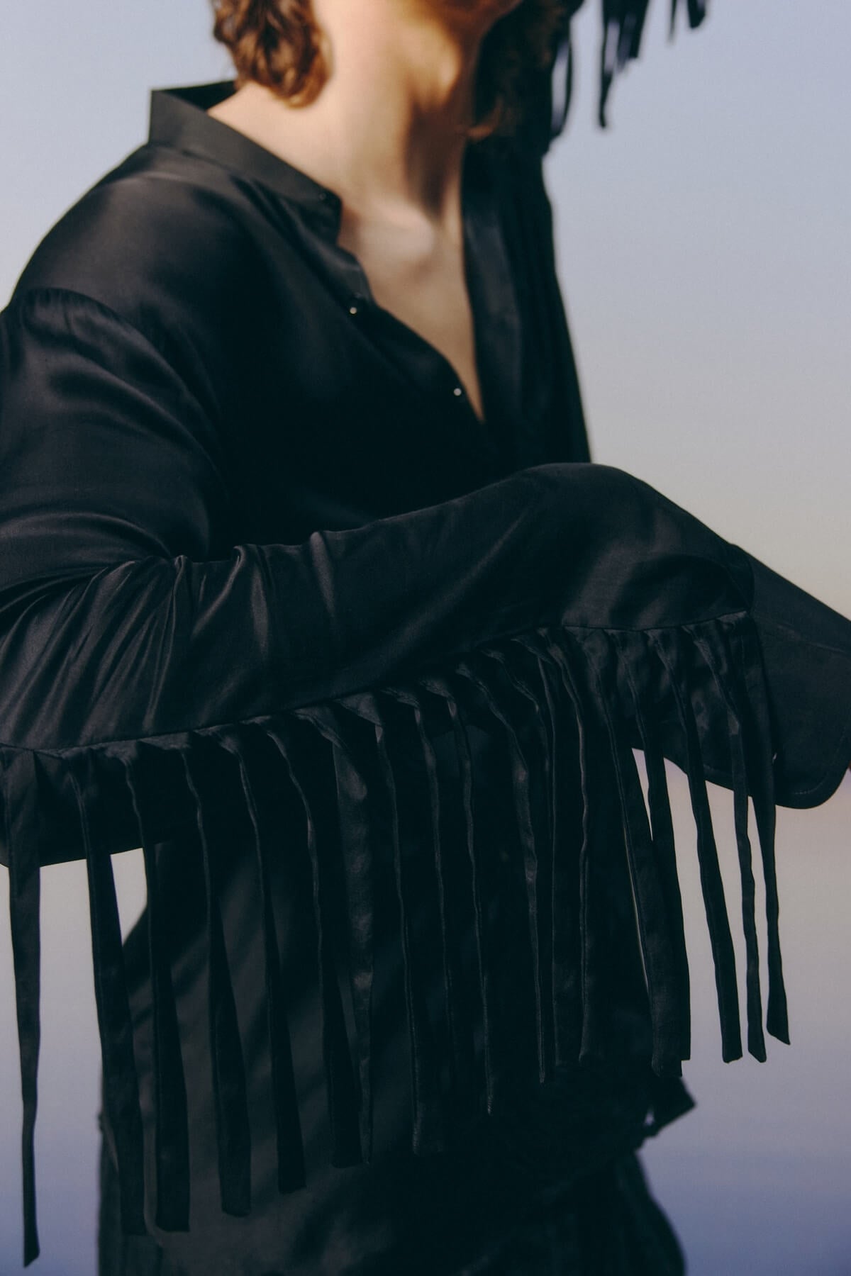 Black Embroidered Shirt