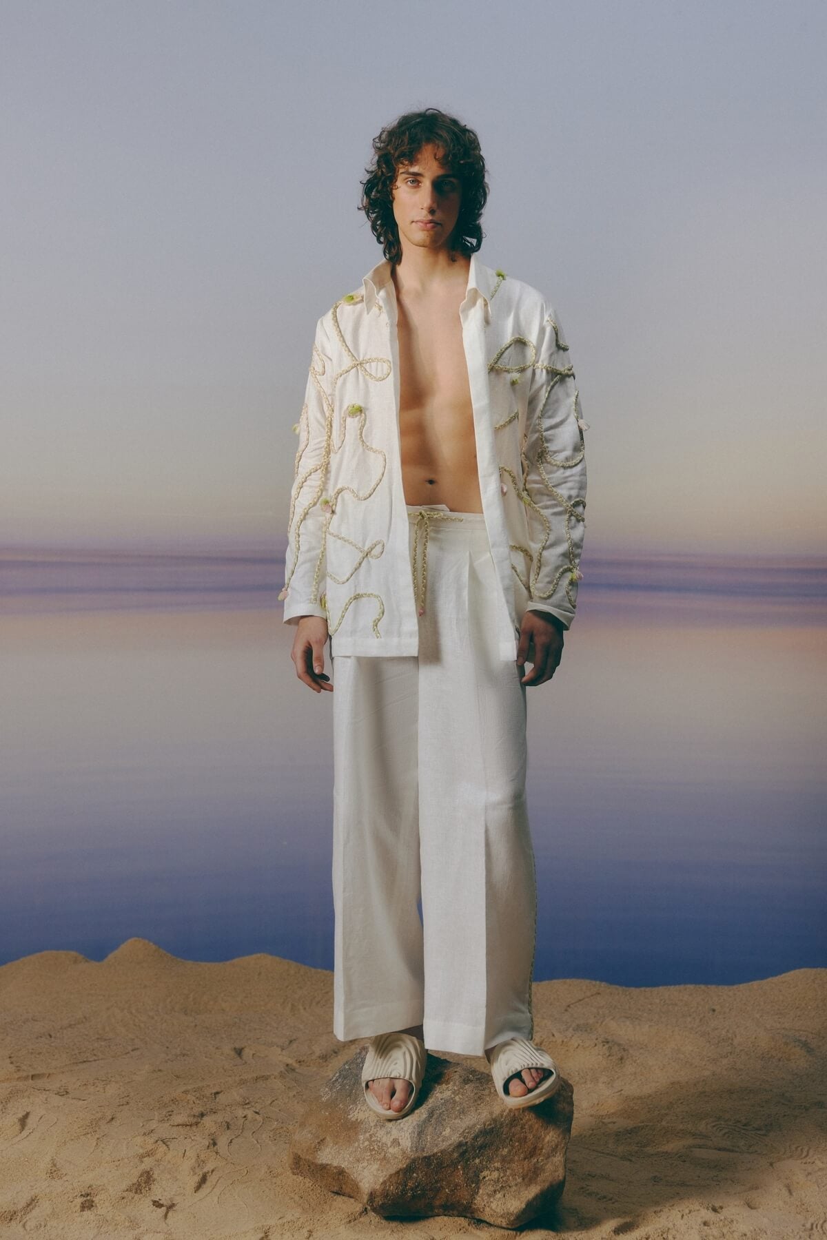 Linen Jacket Set