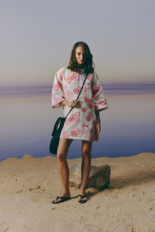 Pomegranate Linen  Dress