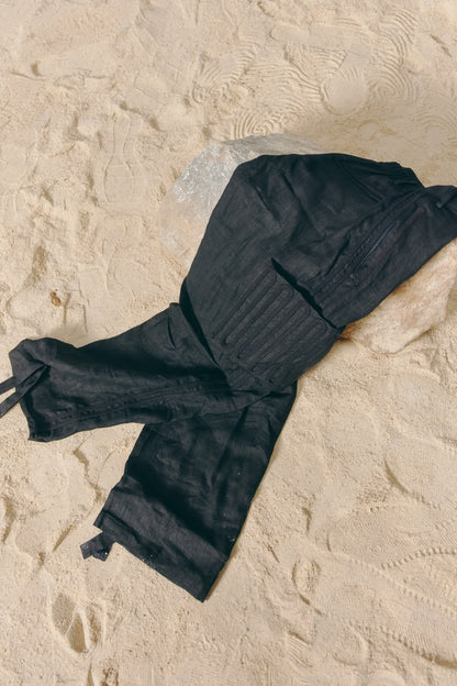 Black Linen Pants